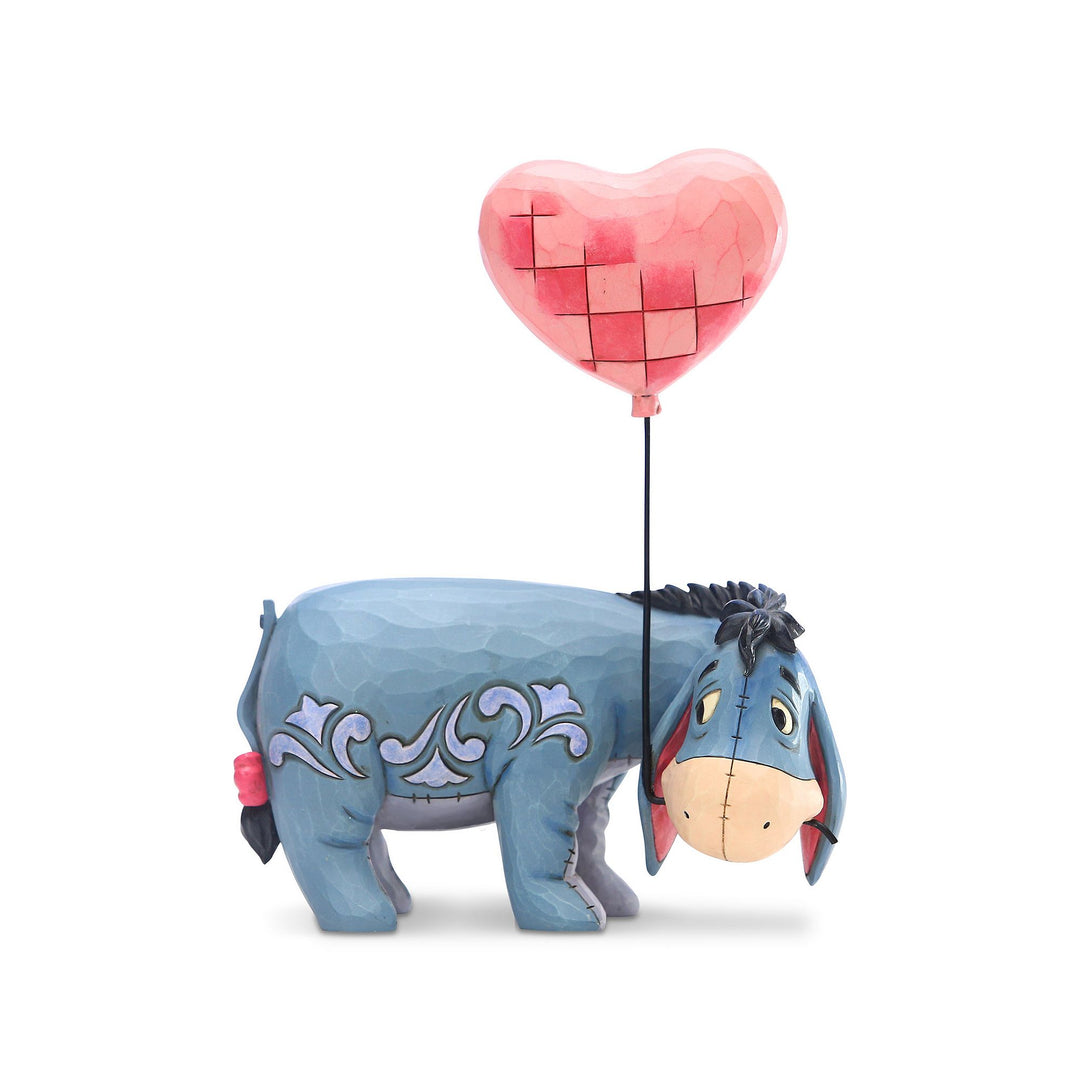 Eeyore with a Heart Balloon Figurine - Disney Traditions by Jim Shore