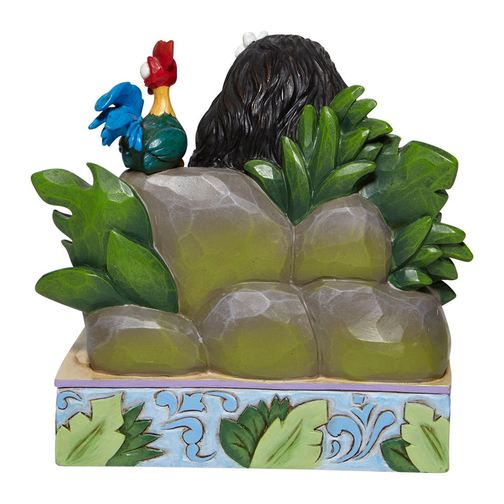 Welcome to Motunui- Moana with Pua and Hei Hei Figurine- Disney Traditions by Jim Shore