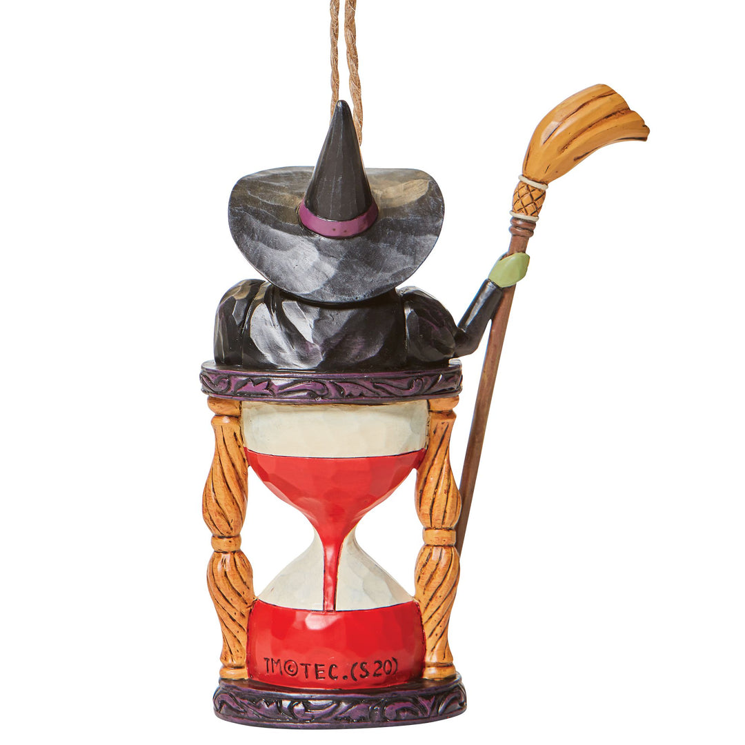 Wicked Witch with Hourglass (Hanging Ornament)