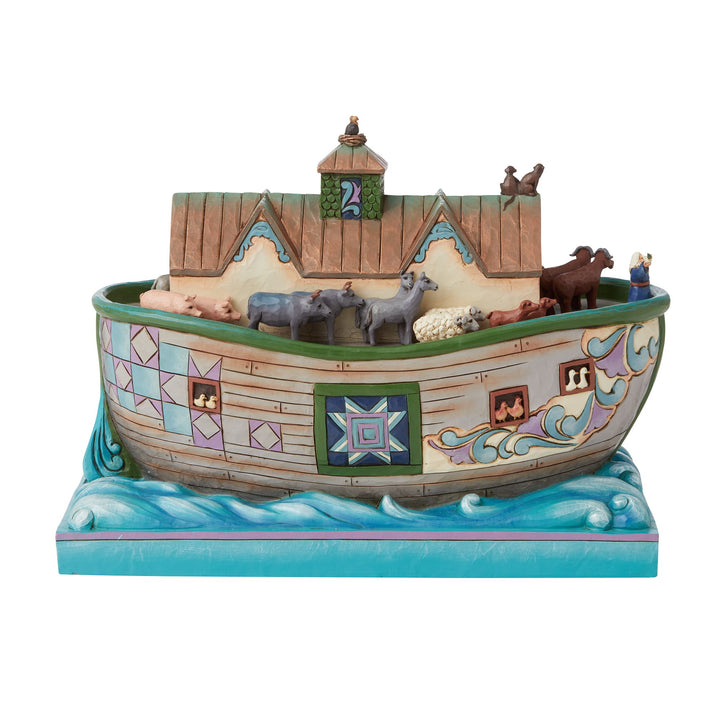Set Sail With Faith That Doesn't Fail (Noahs Ark Masterpiece Figurine) - Heartwood Creek by Jim Shore