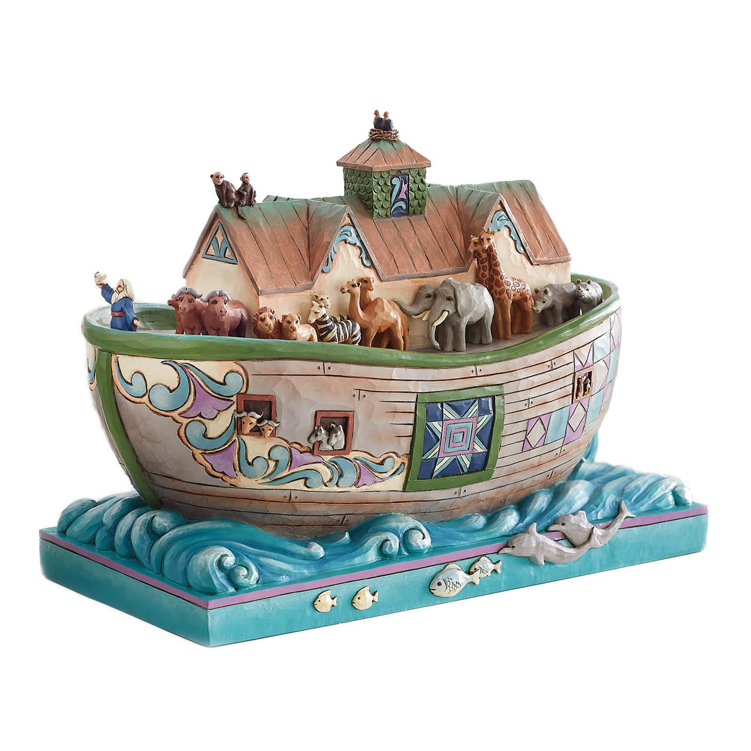 Set Sail With Faith That Doesn't Fail (Noahs Ark Masterpiece Figurine) - Heartwood Creek by Jim Shore