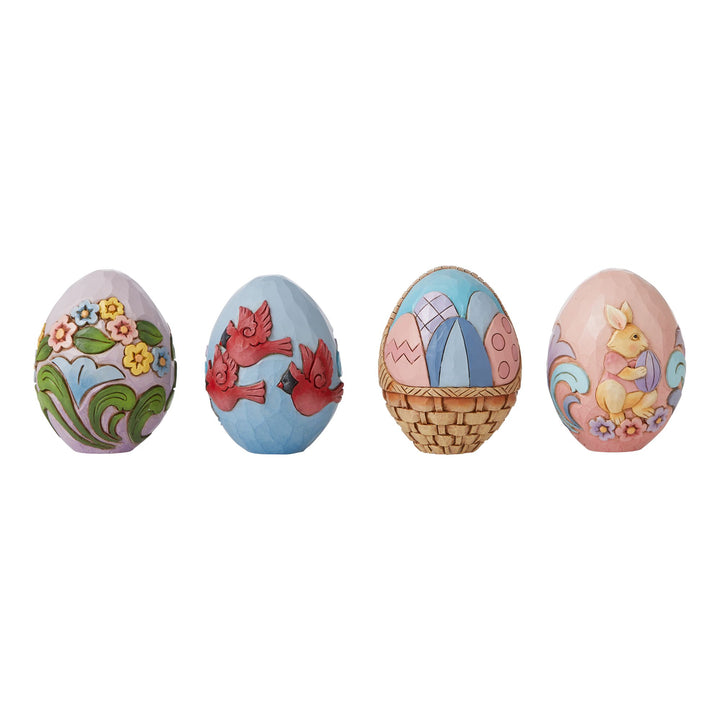 Easter Cheer Found Here (17th Annual Easter Basket with Four Eggs) - Heartwood Creek by Jim Shore