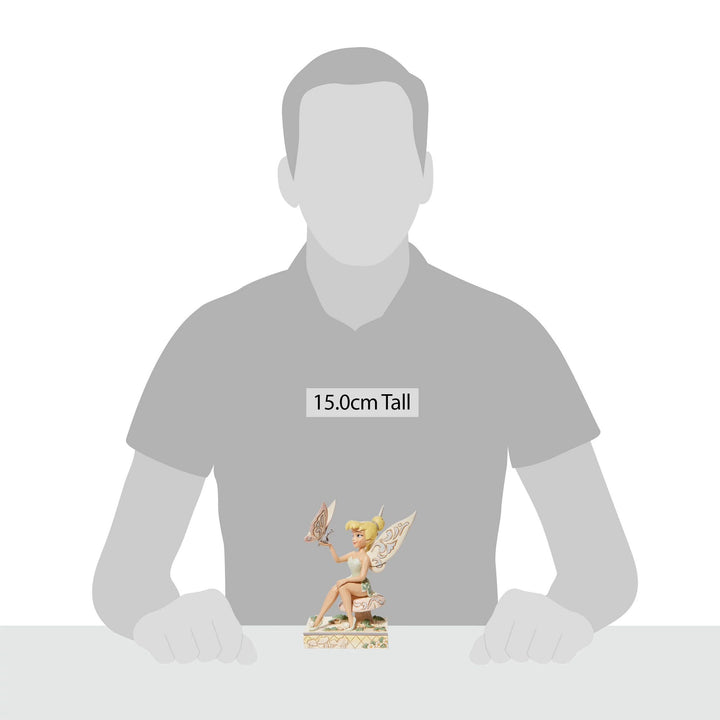 Passionate Pixie - White Woodland Tinkerbell Figurine- Disney Traditions by Jim Shore
