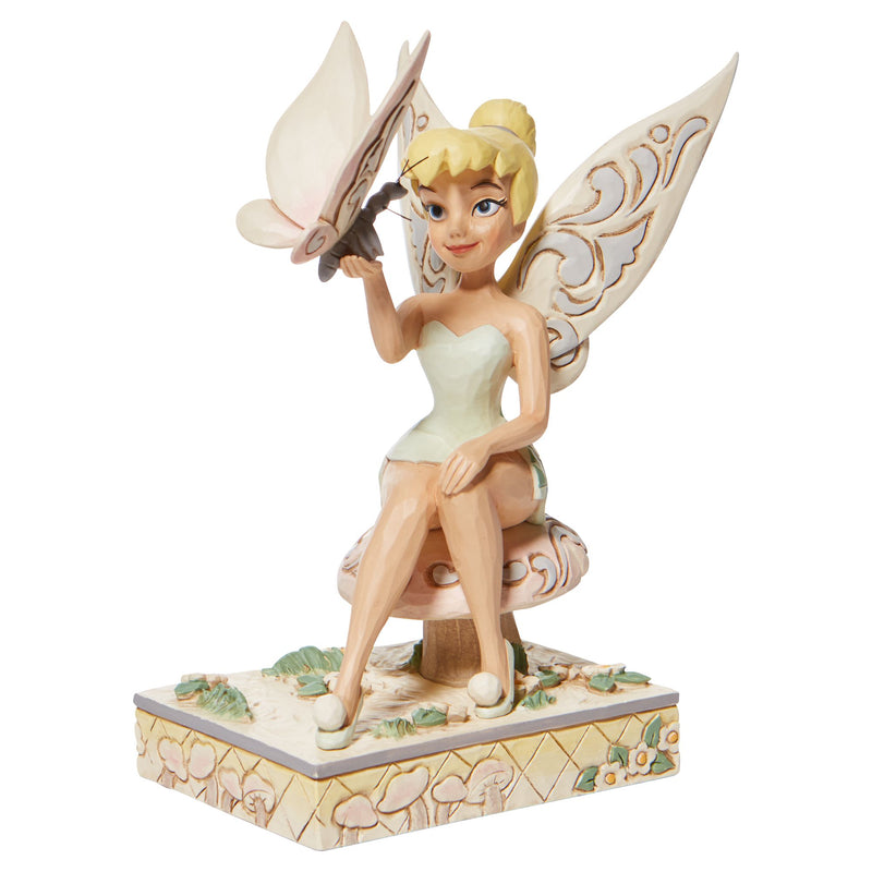 Passionate Pixie - White Woodland Tinkerbell Figurine- Disney Traditions by Jim Shore