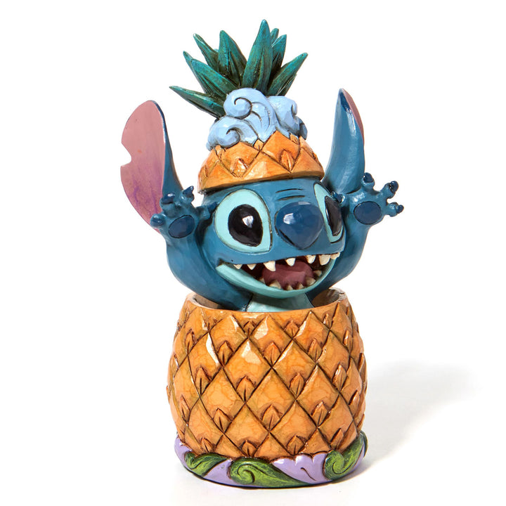 Pineapple Pal (Stitch in a Pineapple Figurine) - Disney Traditions by Jim Shore