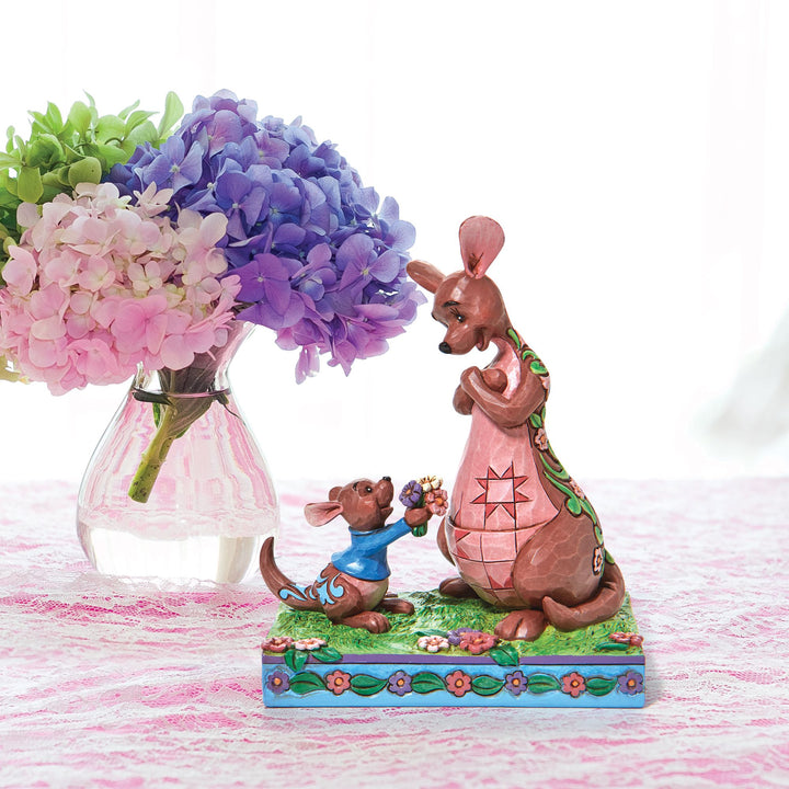 The Sweetest Gift (Roo Giving Kanga Flowers Figurine) - Disney Traditons by JimShore