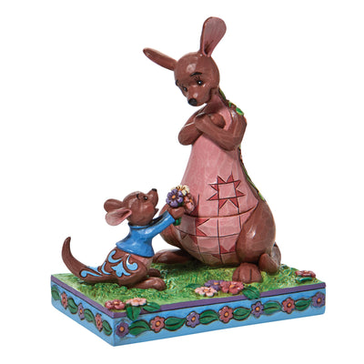 The Sweetest Gift (Roo Giving Kanga Flowers Figurine) - Disney Traditons by JimShore