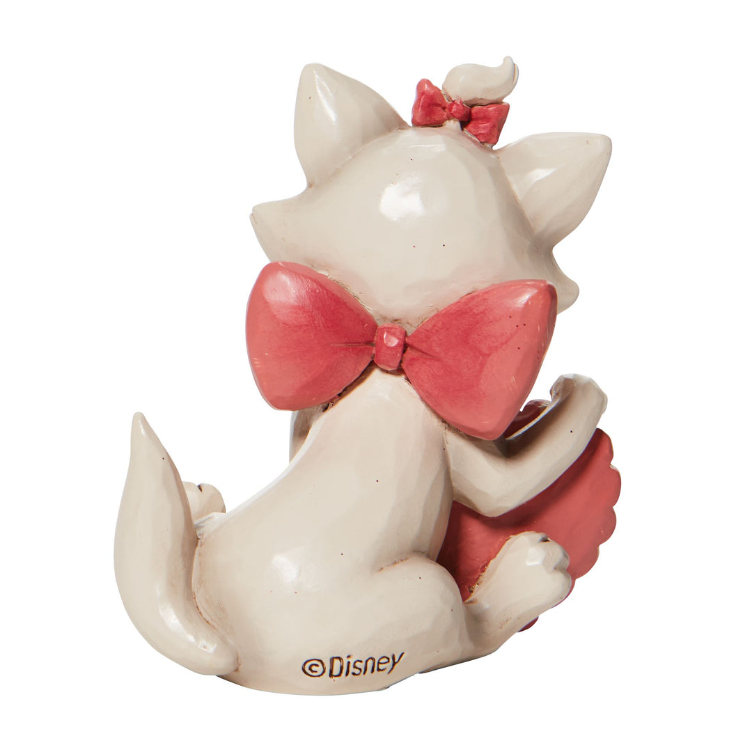 Marie Heart Mini Figurine - Disney Traditions by Jim Shore