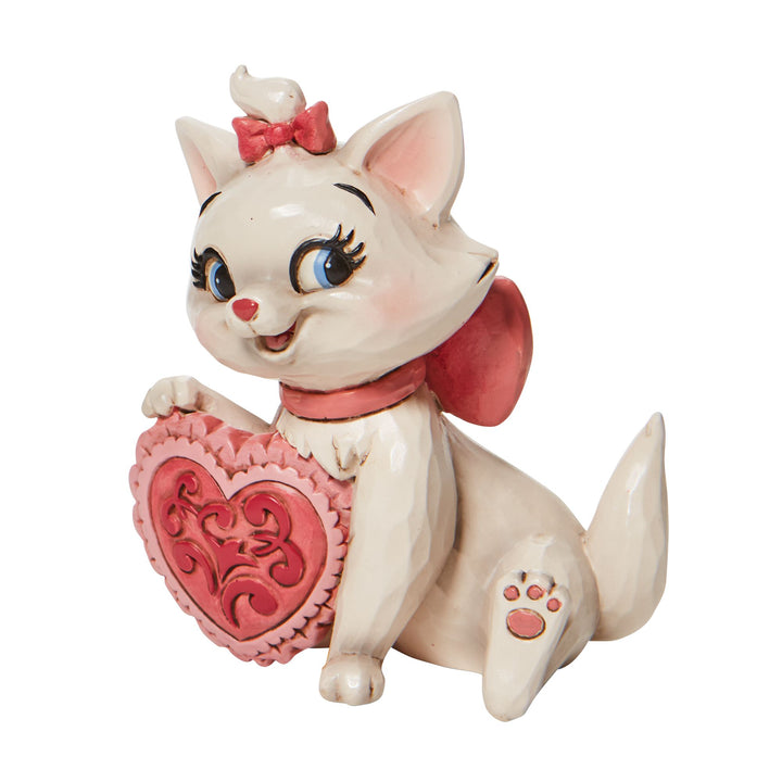 Marie Heart Mini Figurine - Disney Traditions by Jim Shore