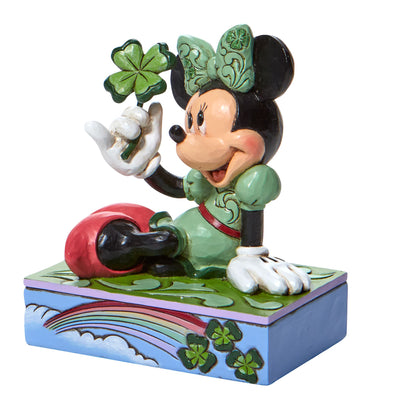 Shamrock Wishes (St. Patrick's Minnie Mouse Figurine) - Disney Traditions by JimShore