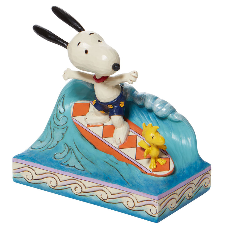 Cowabunga| (Snoopy and Woodstock Surfing Figurine) - Peanuts by Jim Shore