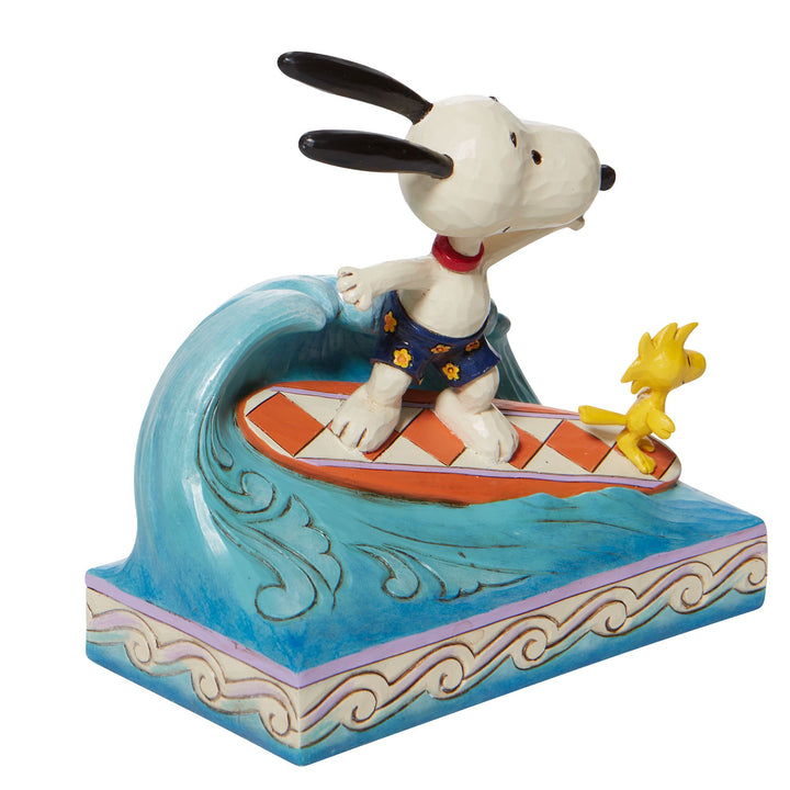 Cowabunga| (Snoopy and Woodstock Surfing Figurine) - Peanuts by Jim Shore