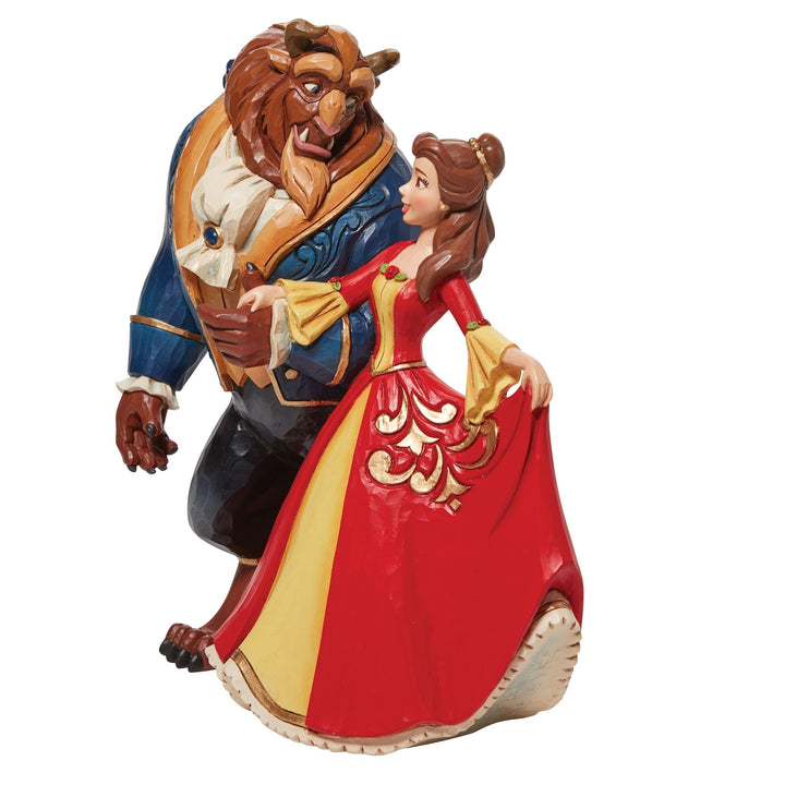 Beauty & the Beast Enchanted Christmas Figurine - Disney Traditions by Jim Shore