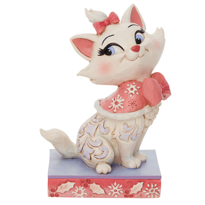 Marie Christmas Figurine - Disney Traditions by Jim Shore