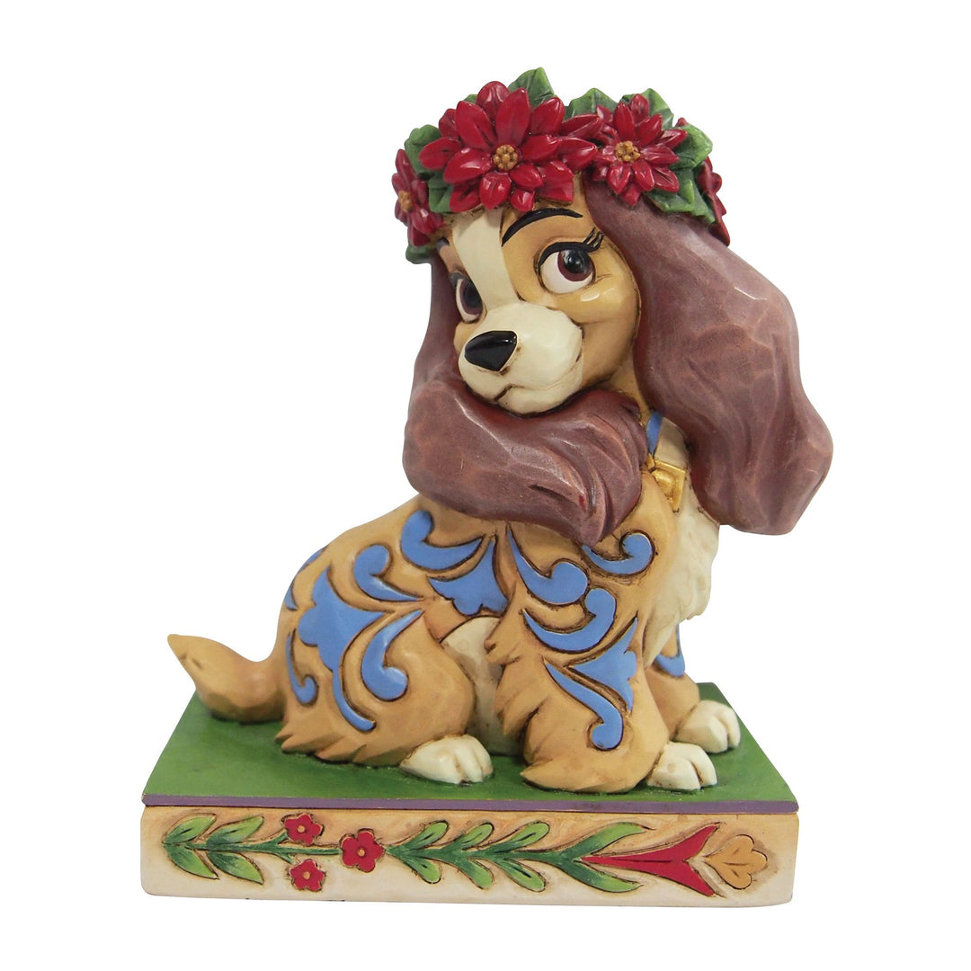 Lady Christmas Figurine - Disney Traditions by Jim Shore