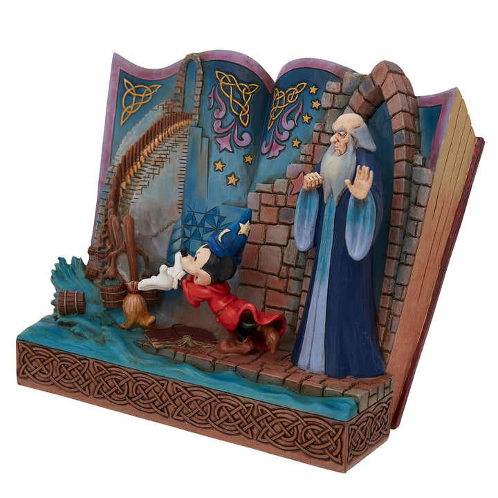 Sorcerer Mickey Storybook Figurine - Disney Traditions by Jim Shore