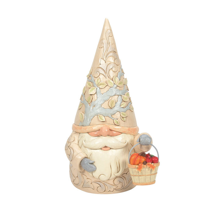 Statue Gnome with Four Seasons Basket Figurine - Heartwood Creek by Jim Shore