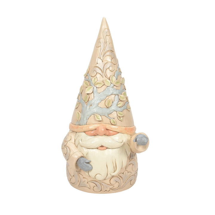 Statue Gnome with Four Seasons Basket Figurine - Heartwood Creek by Jim Shore