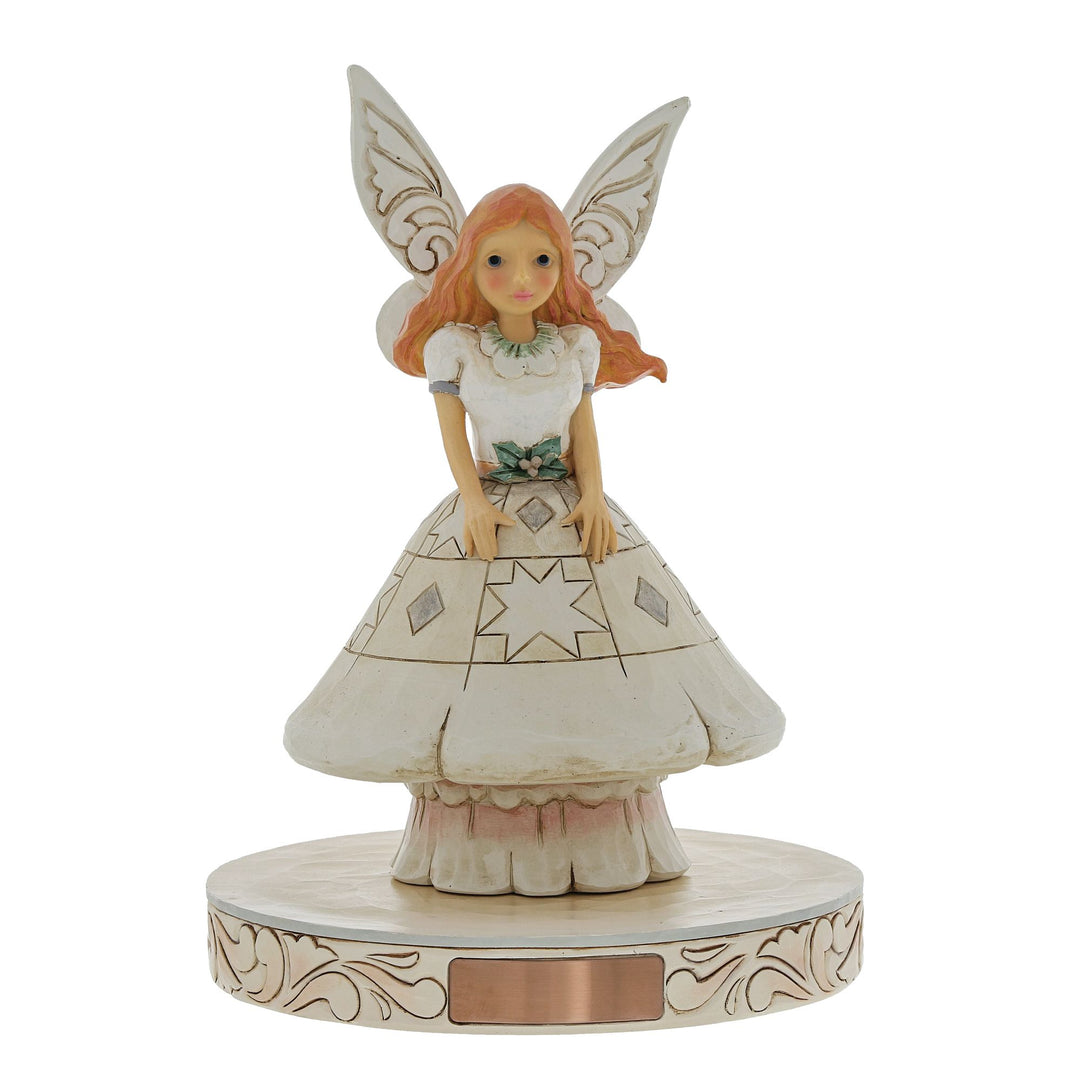 "Woodland Fairy" Fairy with Mushroom Skirt Figurine - Heartwood Creek by Jim Shore