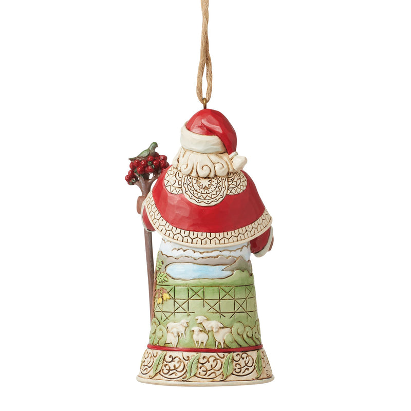 Santa Around the World New Zeland Hanging Ornament - Heartwood Creek by Jim Shore