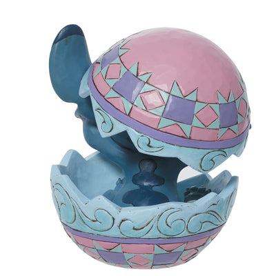 An Alien Hatched (Stitch Easter Egg Figurine) - Disney Traditions by Jim Shore