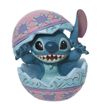 An Alien Hatched (Stitch Easter Egg Figurine) - Disney Traditions by Jim Shore