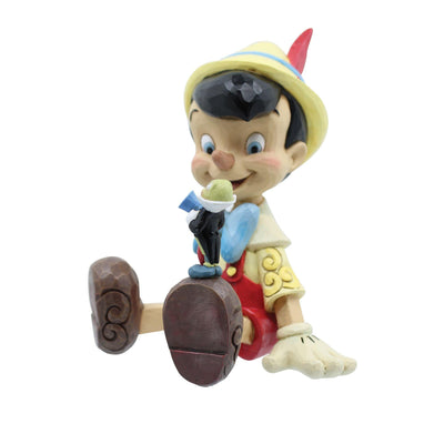 Wishful and Wise (Pinocchio and Jiminy Sitting) Disney Traditions by Jim Shore - Jim Shore Designs UK