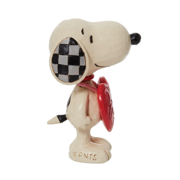 Snoopy Wearing Heart Sign Figurine by Jim Shore - Jim Shore Designs UK