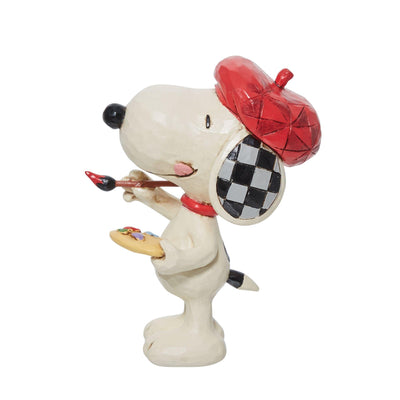 Mini Snoopy Artist Figurine by Jim Shore - Jim Shore Designs UK