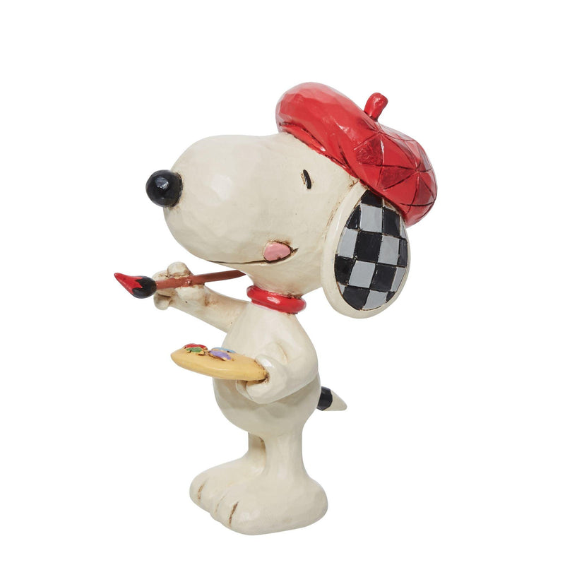 Mini Snoopy Artist Figurine by Jim Shore - Jim Shore Designs UK