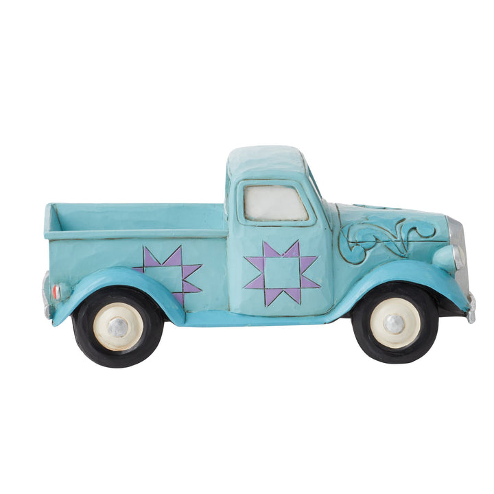 Blue Mini Pickup Figurine by Jim Shore