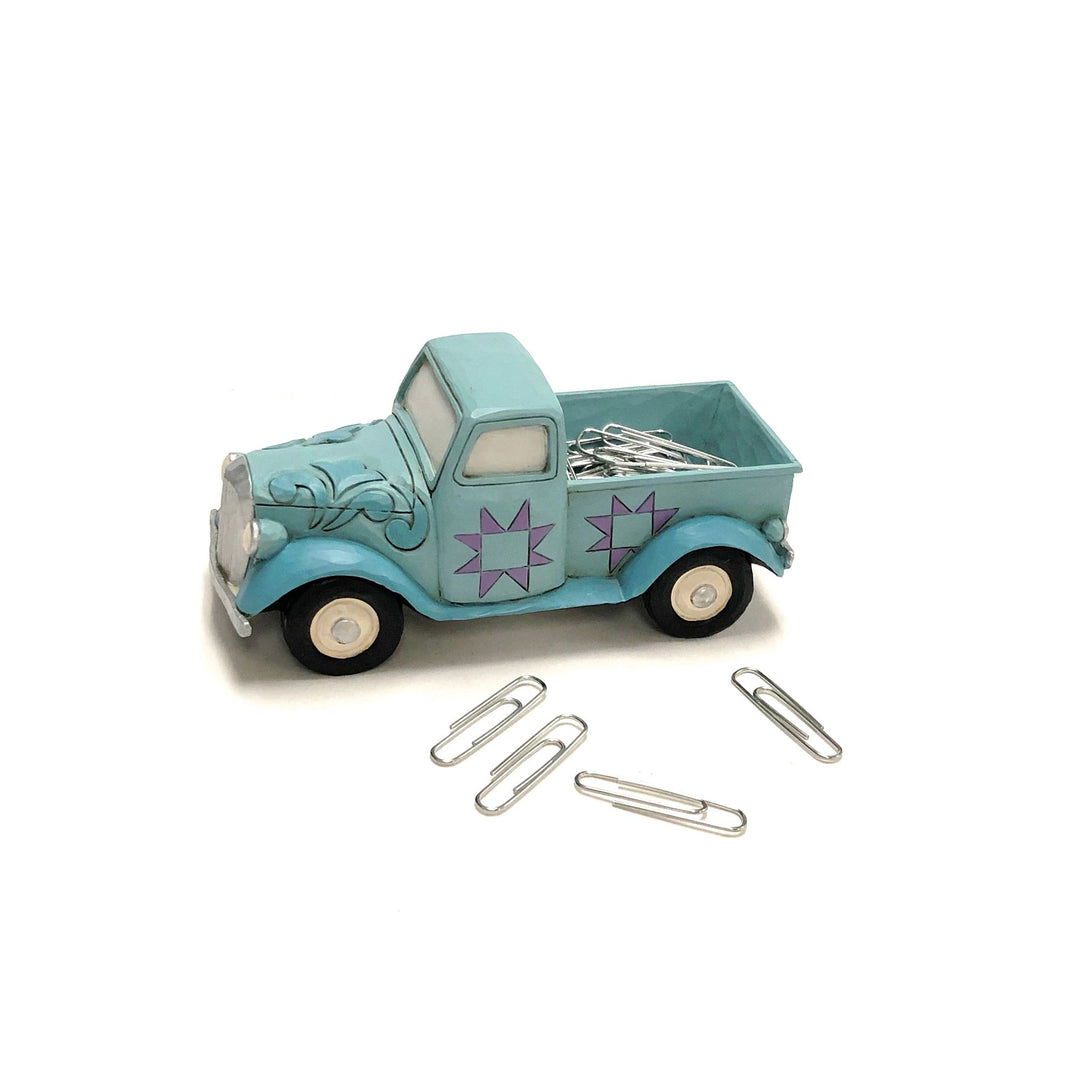 Blue Mini Pickup Figurine by Jim Shore