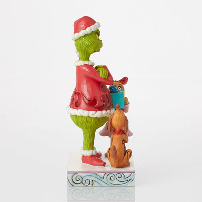 Max and Cindy Lou gifting the Grinch - The Grinch by Jim Shore - Jim Shore Designs UK