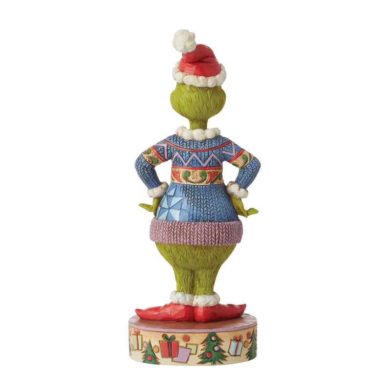 Grinch Wearing Ugly Sweater Figurine - The Grinch by Jim Shore