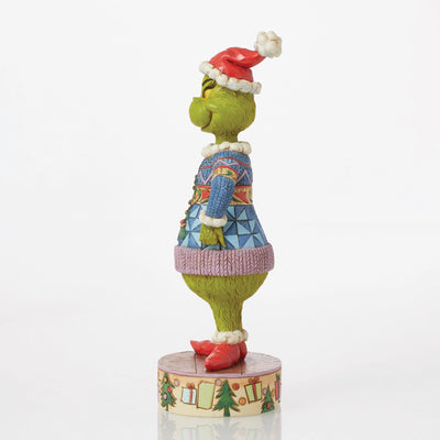 Grinch Wearing Ugly Sweater Figurine - The Grinch by Jim Shore