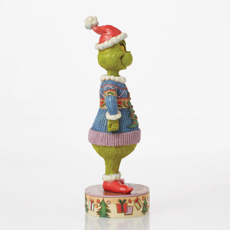Grinch Wearing Ugly Sweater Figurine - The Grinch by Jim Shore
