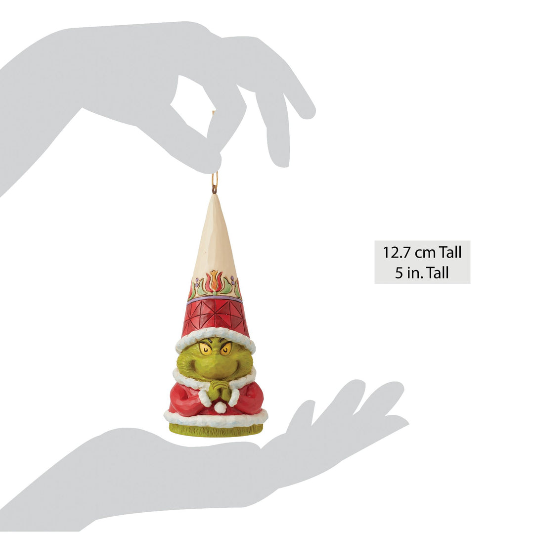 Grinch Gnome with Hands Clenched Hanging Ornament - The Grinch by Jim Shore