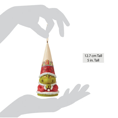 Grinch Gnome with Hands Clenched Hanging Ornament - The Grinch by Jim Shore - Jim Shore Designs UK
