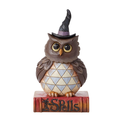 Owl Halloween Pint Figurine - Heartwood Creek by Jim Shore - Jim Shore Designs UK