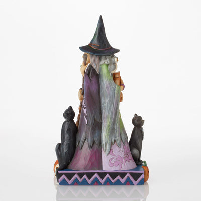 Two-Sided Witch Figurine - Heartwood Creek by Jim Shore - Jim Shore Designs UK