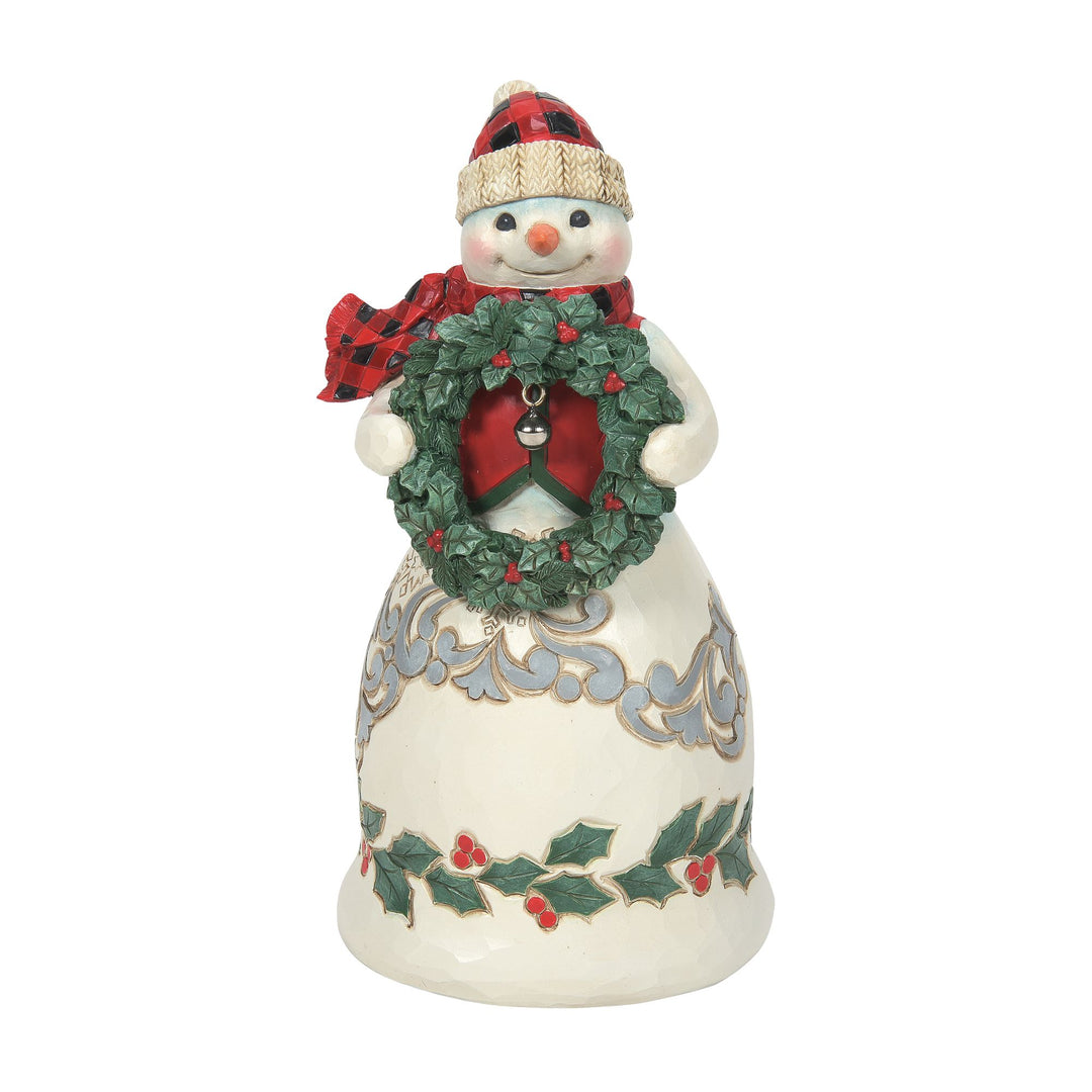 Highland Glen Mr Snowman Figurine - Heartwood Creek by Jim Shore