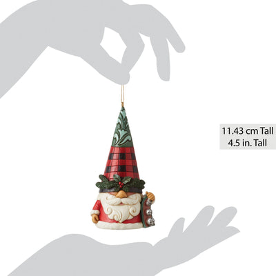 HIghland Glen Gnome Hanging Ornament - Heartwood Creek by Jim Shore - Jim Shore Designs UK