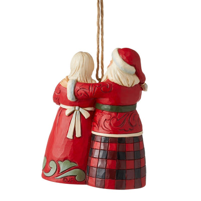 Highland Glen Mr & Mrs Clais Hanging Ornament - Heartwood Creek by Jim Shore - Jim Shore Designs UK