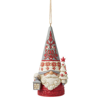Gnome with Tree Hanging Ornament - Heartwood Creek by Jim Shore - Jim Shore Designs UK