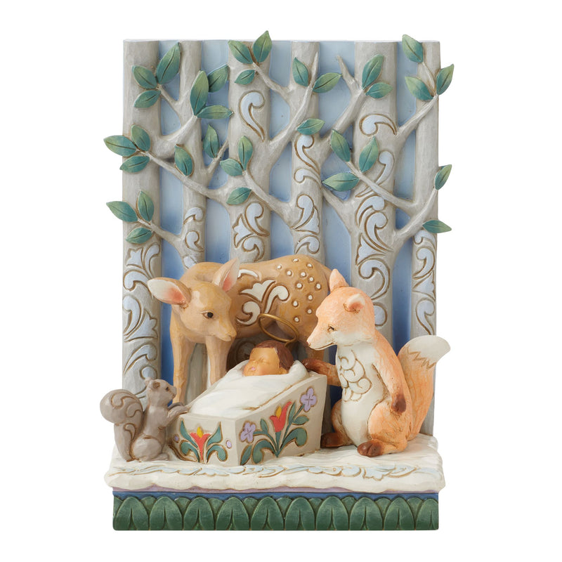 Baby Jesus with Animals Figurine - Heartwood Creek by Jim Shore