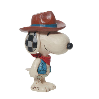 Mini Cowboy Snoopy - Peanuts by Jim Shore - Jim Shore Designs UK