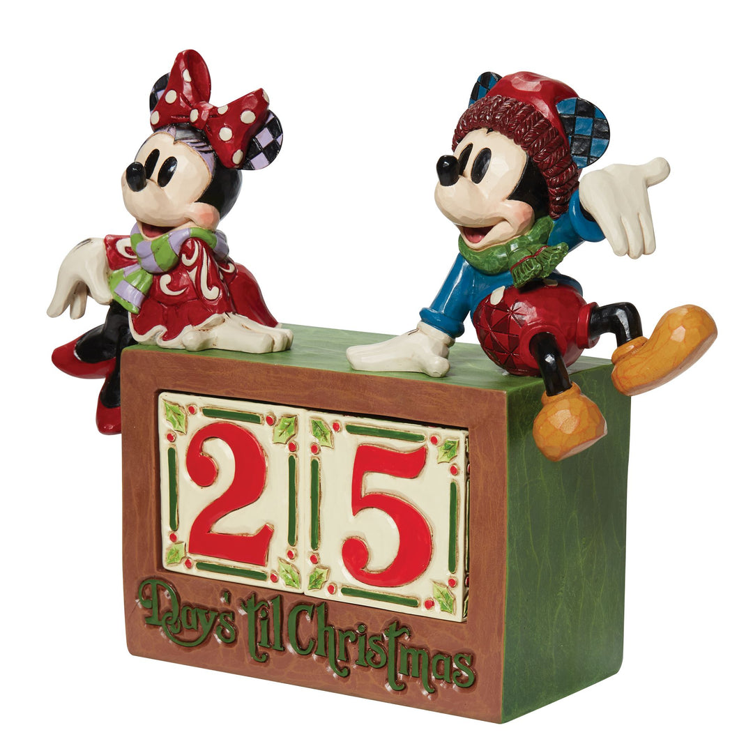 The Christmas Countdown (Mickey & Minnie Mouse Calendar) - Disney Traditions byJim Shore