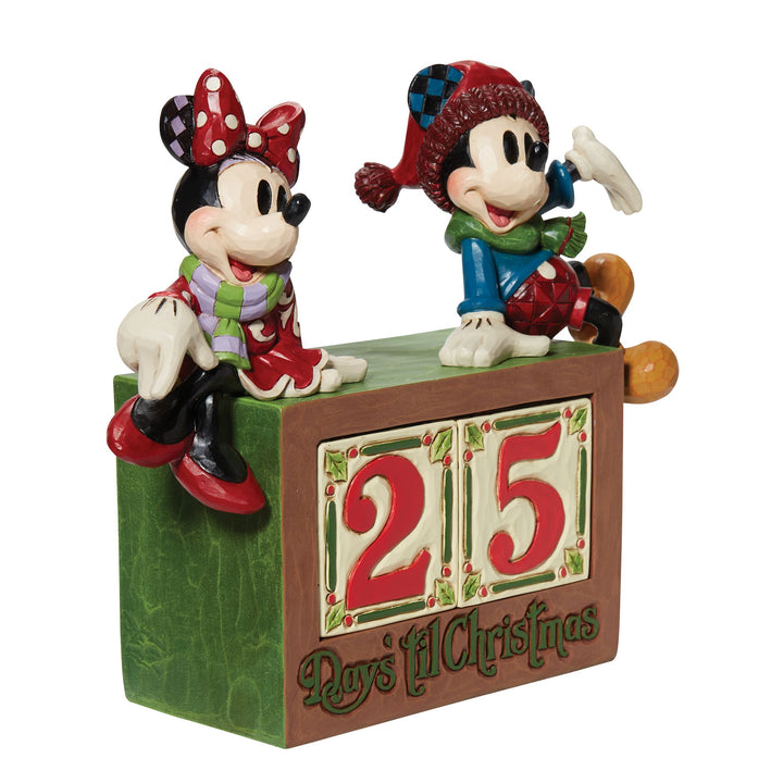 The Christmas Countdown (Mickey & Minnie Mouse Calendar) - Disney Traditions byJim Shore