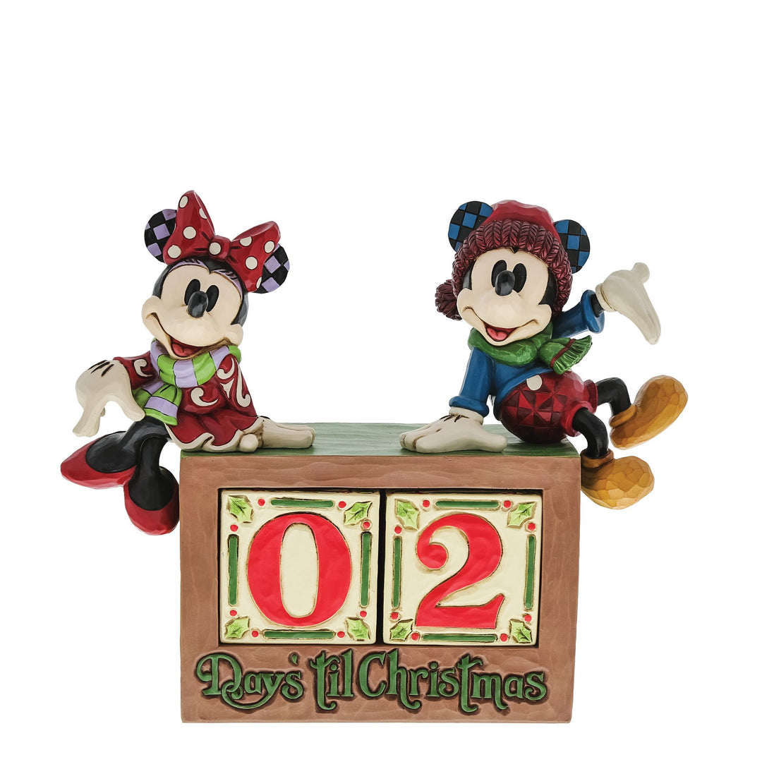 The Christmas Countdown (Mickey & Minnie Mouse Calendar) - Disney Traditions byJim Shore