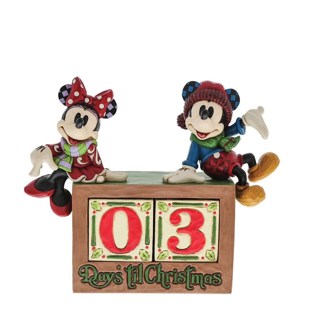 The Christmas Countdown (Mickey & Minnie Mouse Calendar) - Disney Traditions byJim Shore